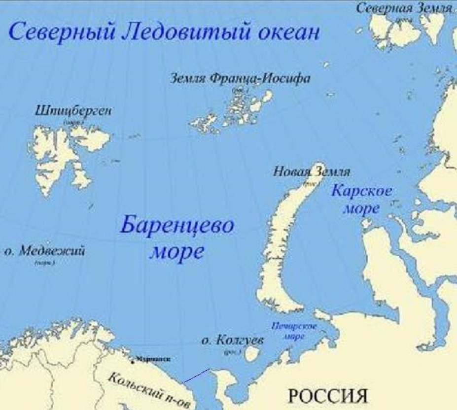 Море Баренцево — Мегапедия