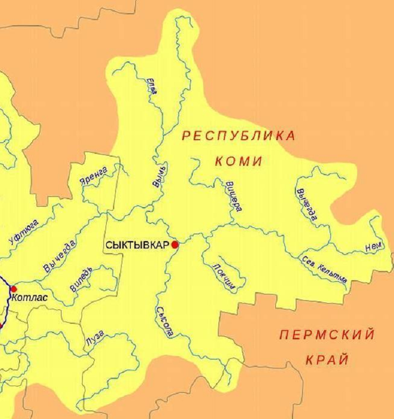 Площадь бассейна северной двины. Бассейн реки Вычегда на карте. Река Северная Двина на карте России. Бассейн реки Двина. Река Северная Двина на карте.